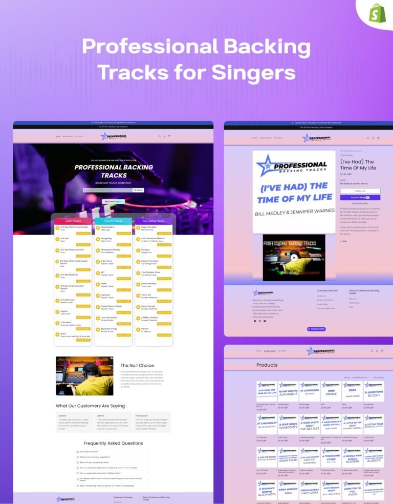 Professional Backing Tracks